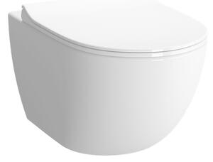 Wc falra szerelhető VitrA Shift fehér színben fényes felülettel hátsó kifolyással RN010