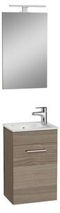 VitrA Mia Fürdőszobabútor szett mosdóval, tükörrel és világítással 39x61x28 cm cordoba MIASET40C