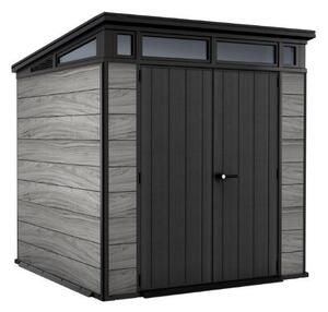 Kerti ház Keter PENT Signature 7x7 Storm Grey, padlóval