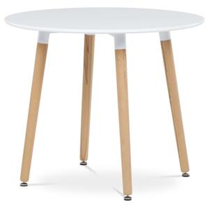 Autronic Étkezőasztal 90x74 cm matt fehér DT-306 WT