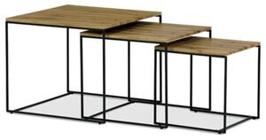Autronic dohányzóasztal 60x51 cm MDF barna AF-3008 OAK