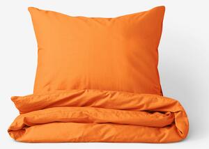 Goldea pamut ágyneműhuzat garnitúra - narancssárga 140 x 200 és 70 x 90 cm