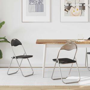 Összecsukható szék 2 pcs Fekete és Szürke 48 x 43,5 x 81 cm