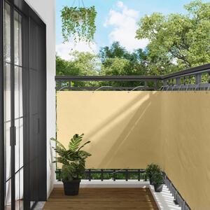 VidaXL Erkély Szúnyogháló Homokszín 110 x 400 cm Oxford Szövet