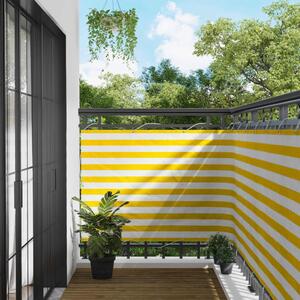 VidaXL Erkély Szúnyogháló Sárga és Fehér 110 x 200 cm Oxford Szövet