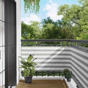 VidaXL Erkély Szúnyogháló 75 x 300 cm PU bevonatos oxford alu