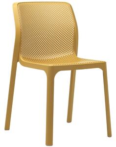 NARDI Mustársárga műanyag kerti szék Bit