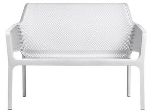 NARDI Fehér műanyag kerti pad Net 116 cm