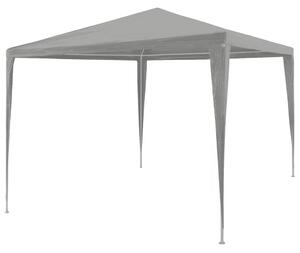 VidaXL Partysátor Világosszürke 300 x 300 x 255 cm PE és acél