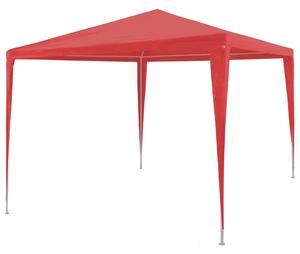 VidaXL Partysátor Piros 300 x 300 x 255 cm PE és acél