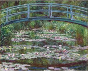 Claude Monet festmény másolat - The Japanese Footbridge, 50 x 40 cm