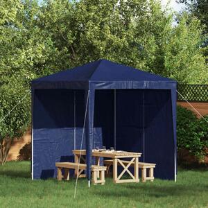 VidaXL Parti sátor oldalfal 2 pcs Kék 200 x 195 cm PE és acél
