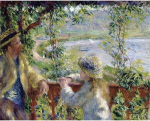 Auguste Renoir - By the Water másolat, 50 x 45 cm