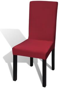 VidaXL 6 db bordó szabott nyújtható székszoknya