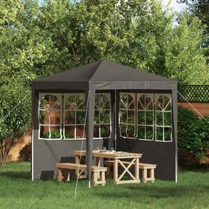 VidaXL Parti sátor oldalfal 2 pcs 200 x 195 cm Antracitszürke