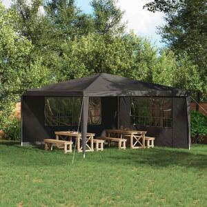 VidaXL Parti sátor oldalfal 2 pcs 400 x 195 cm Antracitszürke
