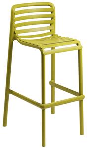 NARDI Sárga műanyag kerti bárszék Doga 75 cm