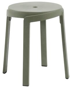 NARDI Zöld műanyag kerti zsámoly Stack Mini 36,5 cm