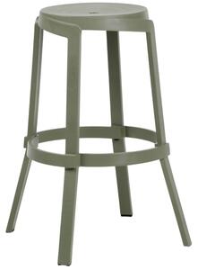 NARDI Zöld műanyag kerti bárszék Stack Maxi 76,5 cm
