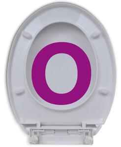 VidaXL fehér ovális WC-ülőke lassan csukódó fedéllel
