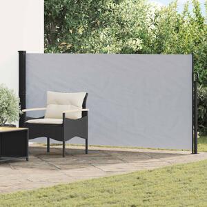 VidaXL Húzható oldalsó napernyő Szürke 300 x 117 cm Poliészter