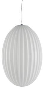 Fehér üvegbúrás állítható exkluzív függőlámpa Milagro Braga White (ML0350) 1xE27
