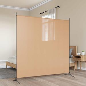VidaXL Egypaneles Szoba Elválasztó Bézs 175 x 180 cm Szövet