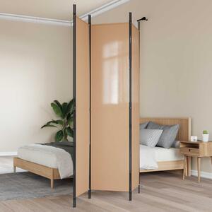 VidaXL 3-panelos válaszfal Bézs 150 x 220 cm Szövet