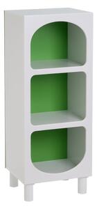 Fehér-zöld könyvespolc 40x100 cm – Casa Selección