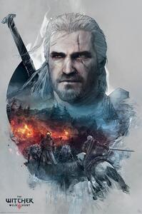 Plakát The Witcher - Geralt, (61 x 91.5 cm)