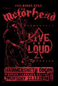 Plakát Motorhead - Live and Loud, (61 x 91.5 cm)