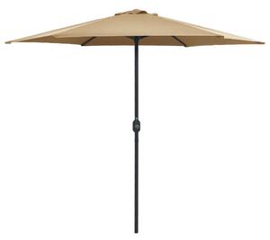 VidaXL tópszínű kültéri napernyő alumíniumrúddal 270 x 246 cm