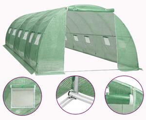 VidaXL melegház 24 m² 6 x 4 x 2 m