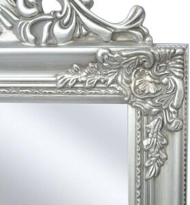VidaXL ezüstszínű barokk stílusú szabadon álló tükör 160 x 40 cm