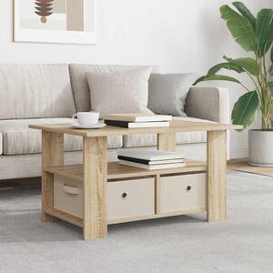 Dohányzóasztal fiókkal Sonoma tölgy 77 x 55 x 42 cm Faanyag