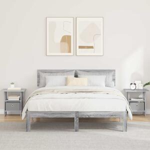 VidaXL Éjjeli asztal 2 pcs Szürke Sonoma 41 x 40 x 45 cm Faanyag