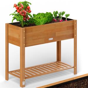 Casaria® Virágcserép 68x30x75 cm - akácfa