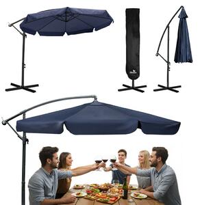 Parasol ogrodowy składany 8 segmentowy 350 cm z pokrowcem Plonos PL-881