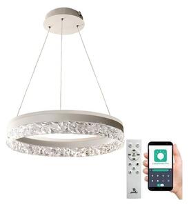 NEDES LED dimmelhető csillár zsinóron LED/80W/230V 3000-6500K fehér + távirányítás ND3913