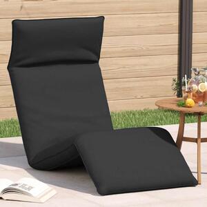 VidaXL fekete oxford-szövet összecsukható napozóágy 175x54x8,5 cm