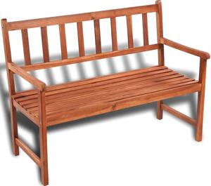VidaXL tömör akácfa kerti pad 120 cm