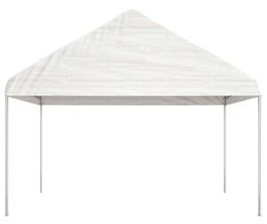 Outsunny - Nagy Fehér Pavilon - Tetős - 15,61x4,08x3,22m
