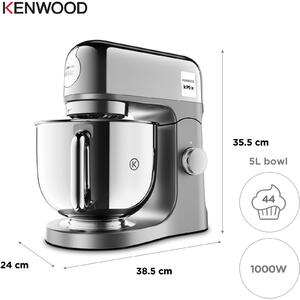 KENWOOD kMix KMX760CH konyhai robotgép ezüst/króm, 1000 W
