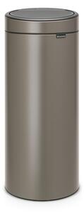 Szürke acél érintésre nyíló szemetes 30 l Touch Bin – Brabantia