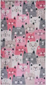 Rózsaszín gyerek szőnyeg 160x230 cm Silly Cats – Vitaus