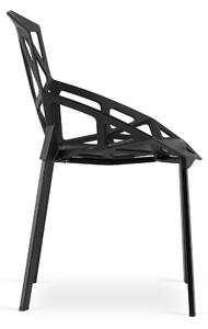 ESSEN fekete műanyag szék