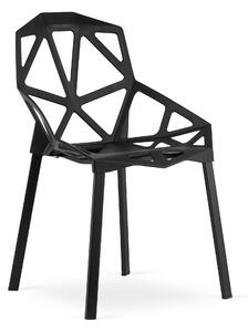 ESSEN fekete műanyag szék