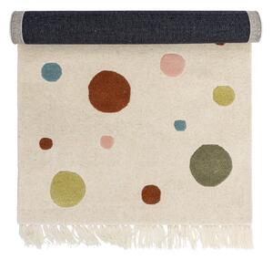 Krémszínű gyapjú gyerek szőnyeg 90x140 cm Clennie – Bloomingville Mini