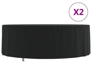VidaXL 2 db 420D oxford-szövet kerti bútorhuzat Ø 244x71 cm