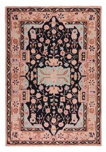 Rózsaszín kézi szövésű gyapjú szőnyeg 120x170 cm Blossom Traditional – Flair Rugs